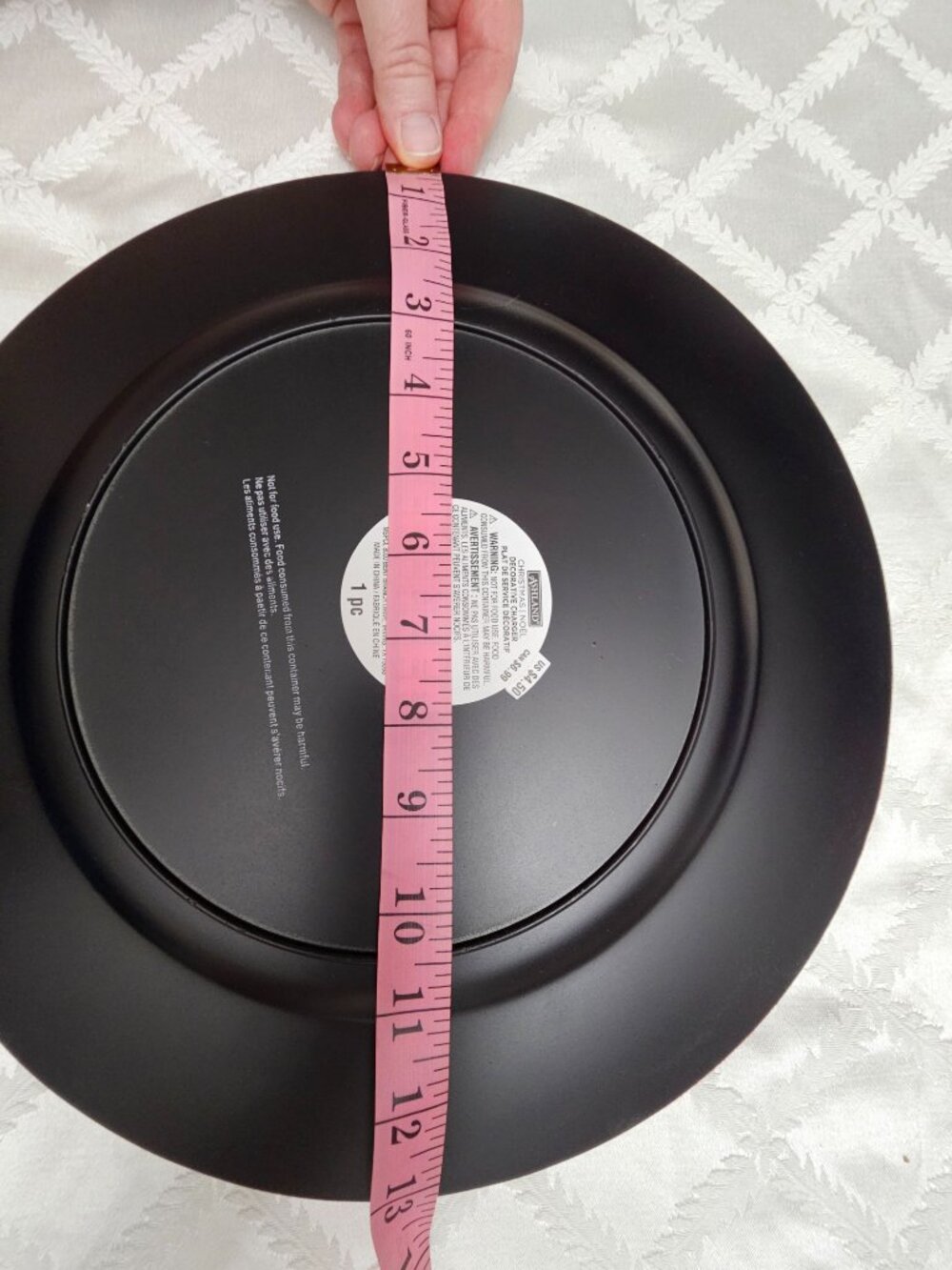 Ashland Red Velvet Charger Plates!  New! - Picture 5 of 5